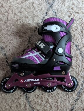 Airwalk Purple Kids Adjustable Inline Skates